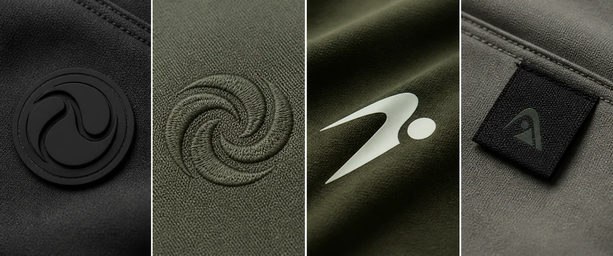 Logo application options