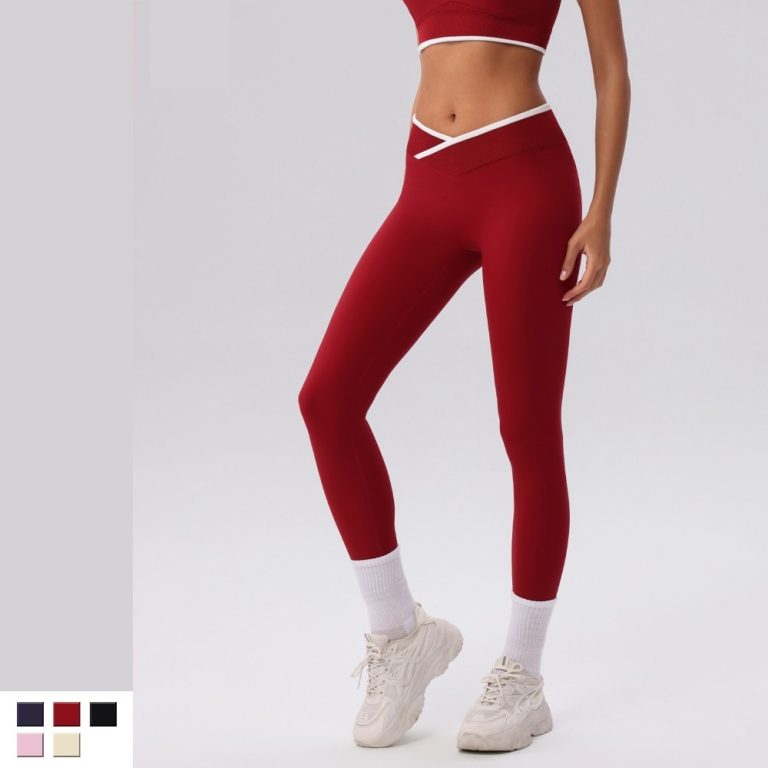 Women’s High-Waisted Colorblock Yoga Leggings
