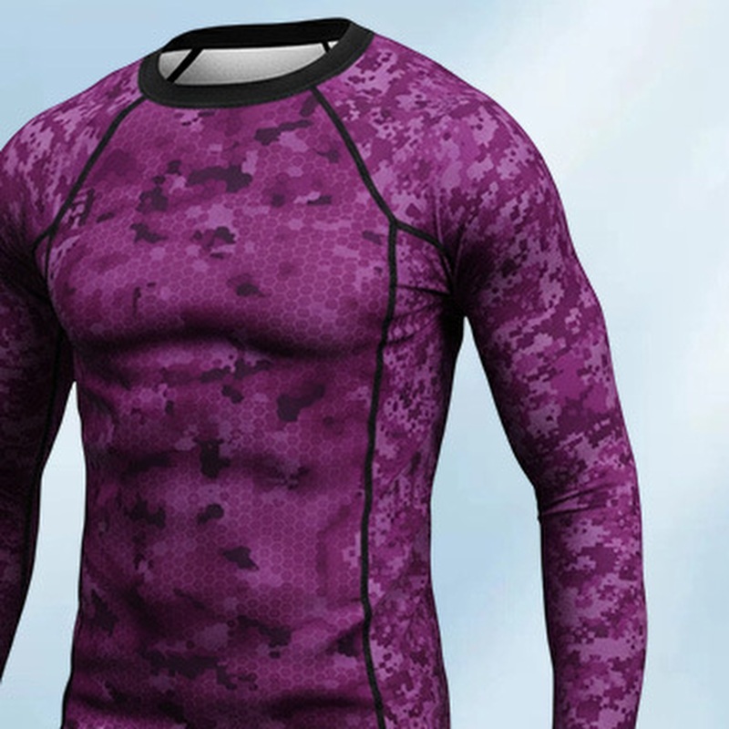 Men’s Long-Sleeve Performance Swimsuit SS0062