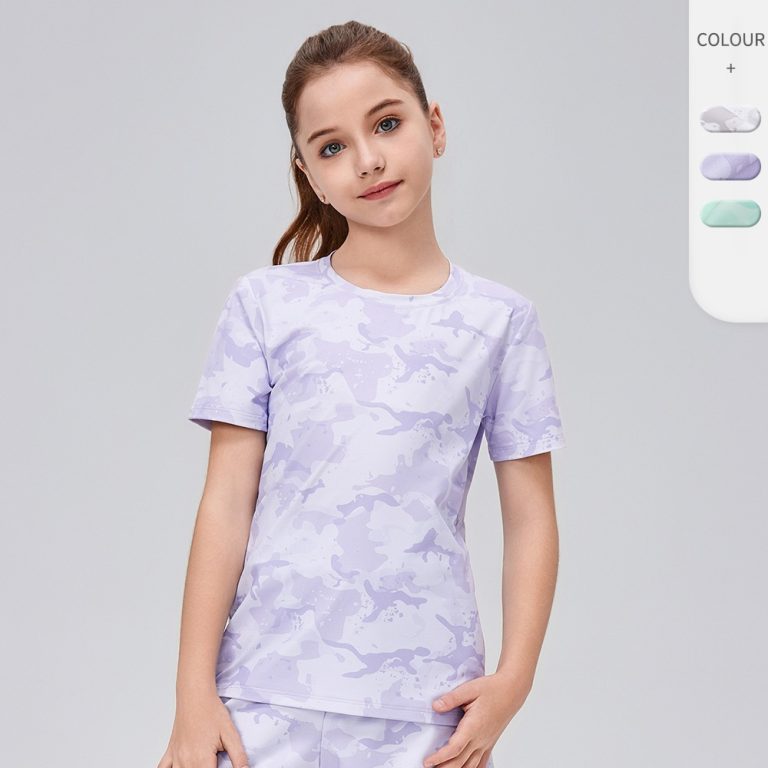 Kids’ Short-Sleeve Printed Performance Top 53219