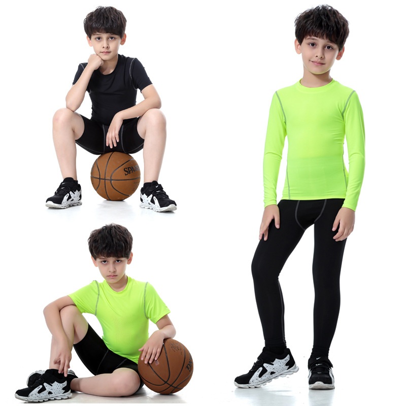 Kids’ Short-Sleeve Compression Shorts SS0231