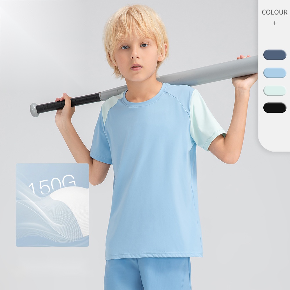 Kids’ Short-Sleeve Colorblock Performance Top 33214 SS0243