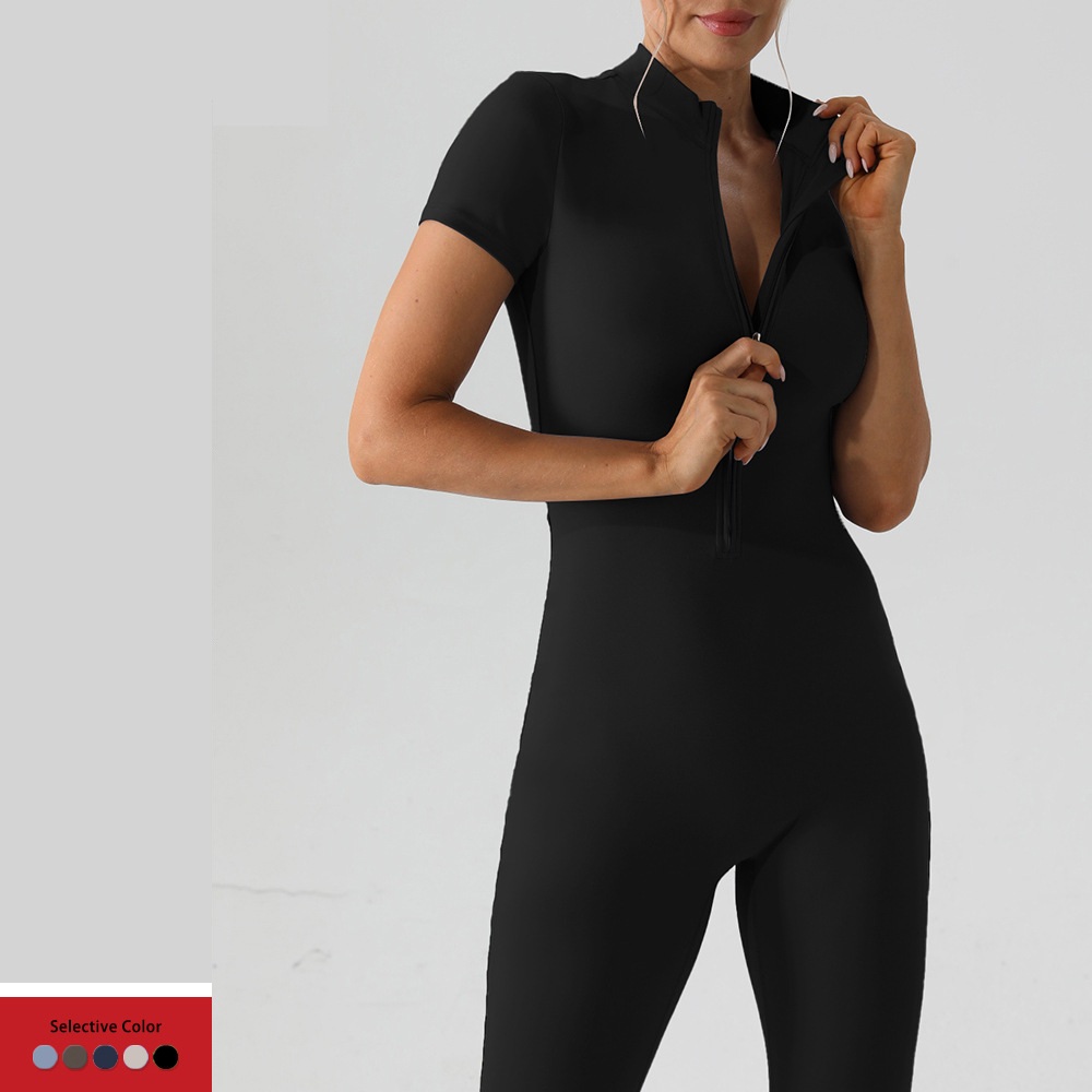Women’s Short-Sleeve Yoga Jumpsuit SS0256