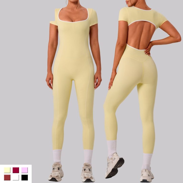 Women’s Colorblock Yoga Jumpsuit