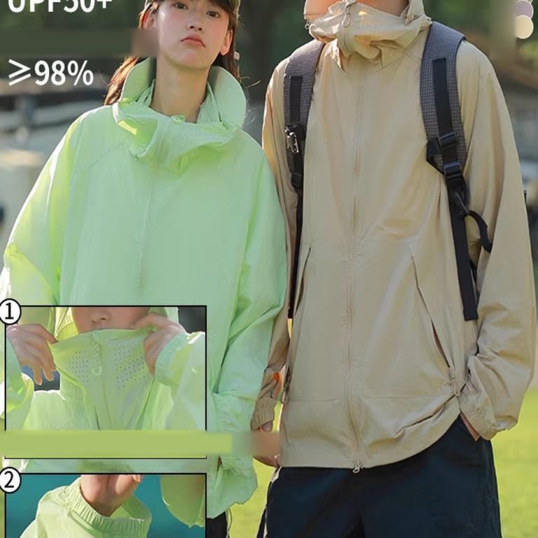 Men’s Hooded Lightweight UV Protection Jacket