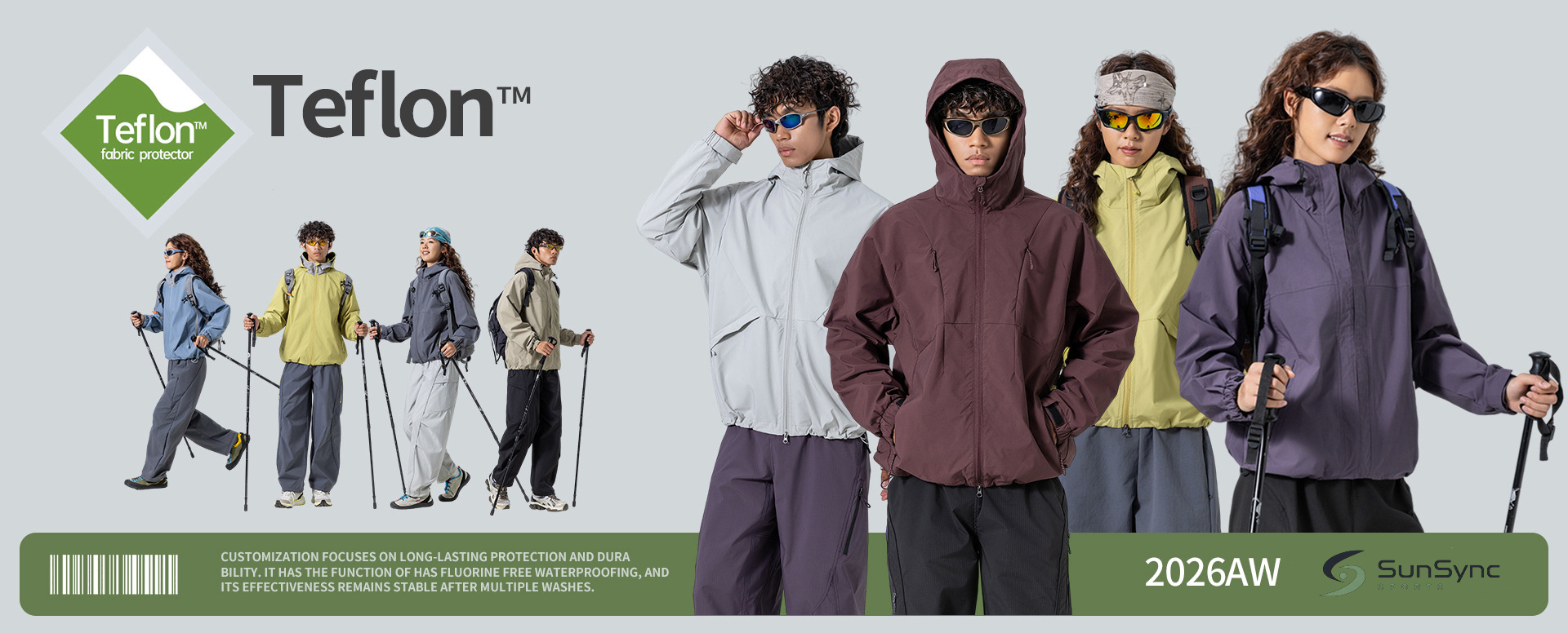 SunSync outdoor and fitness apparel collection